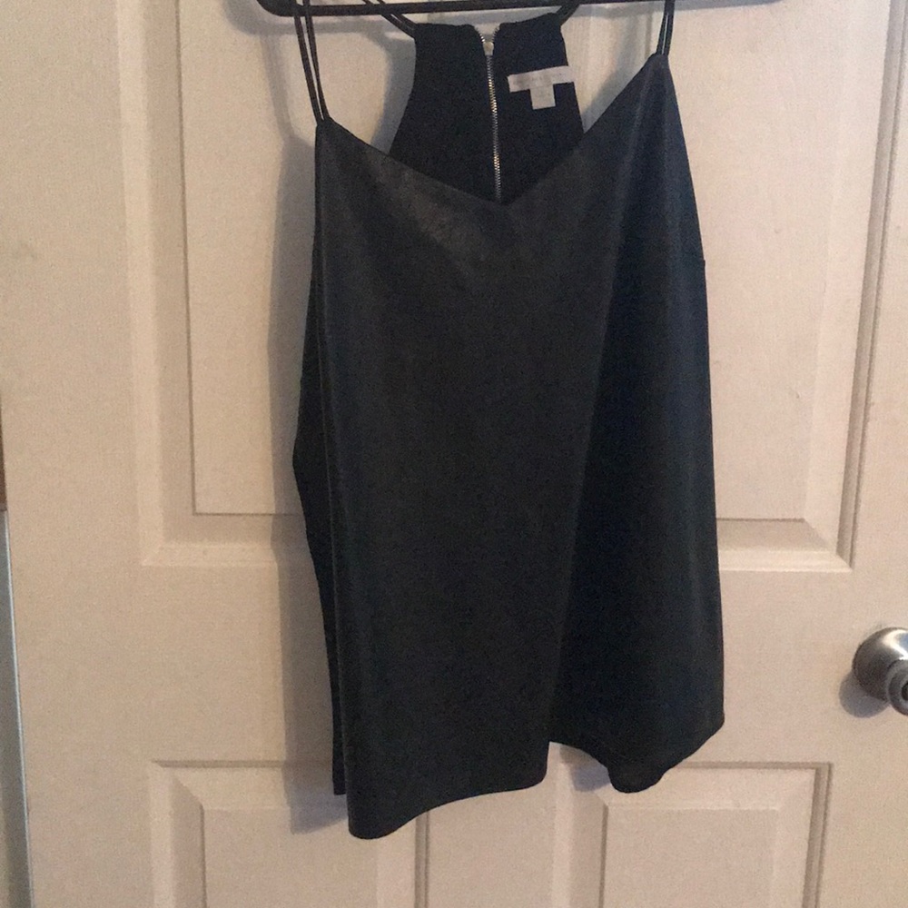 Leather front tank